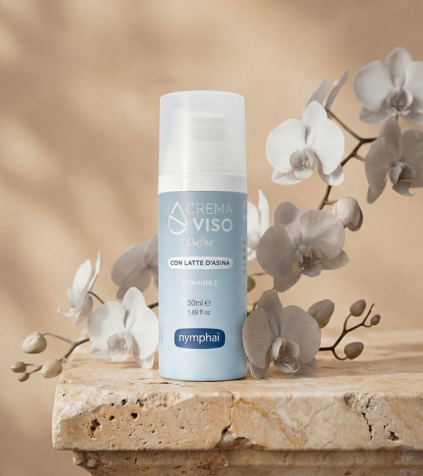 Crema Viso Comfort Nymphai con latte d'asina